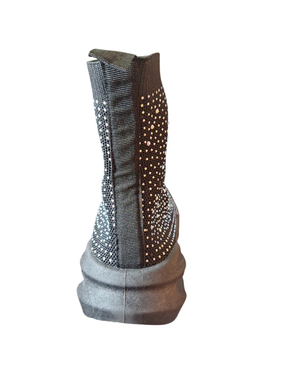 NIB Rouge Rhinestone Sock Sneakers - Picture 4 of 6